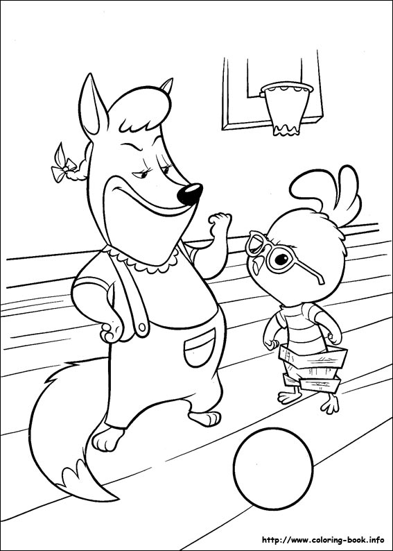 Chicken Little coloring picture